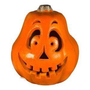 Lighted Foam Halloween pumpkin Jack O Lanterns vintage 1998 home holiday decor